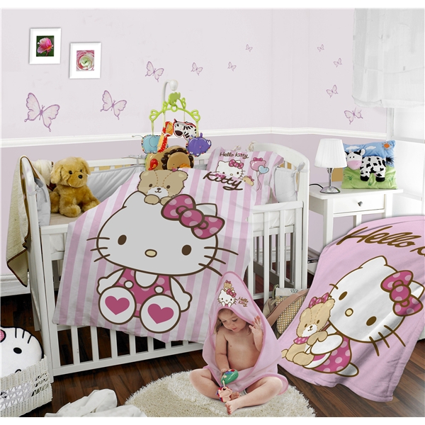 Hello Kitty Baby Fleece Filt (Bild 2 av 2)