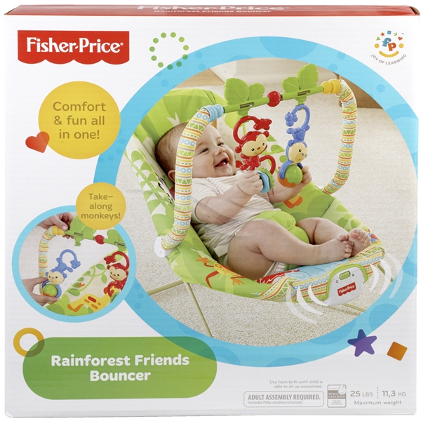 Fisher Price Rainforest Friends Bouncer (Bild 3 av 3)