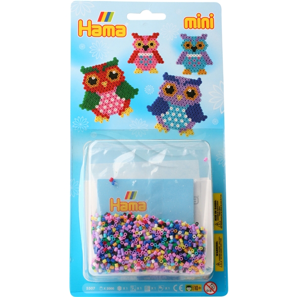 Hama Mini Pärlor 5507 - Ugglor