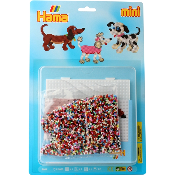 Hama Mini Pärlor 5604 - Hundar
