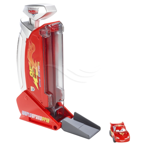 Cars 2 Micro Drifters Launcher m. Blixten/bil (Bild 1 av 2)