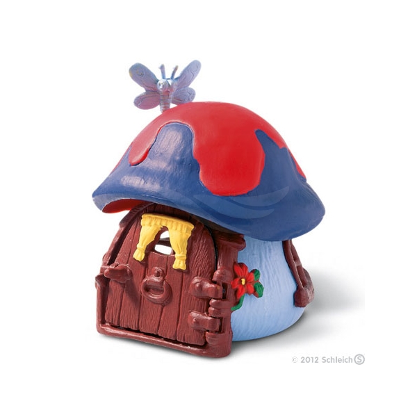 Schleich Smurf - 49013 Litet Smurfhus, Blått