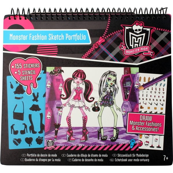 Monster High Monster Fashion Sketch Portfolio (Bild 1 av 3)
