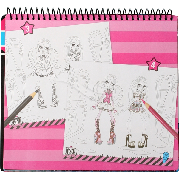 Monster High Monster Fashion Sketch Portfolio (Bild 3 av 3)