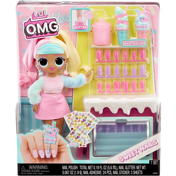 L.O.L. OMG Sweet Nails Candylicious Sprinkles Shop (Bild 1 av 7)