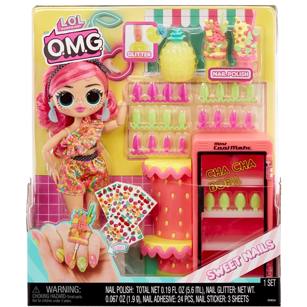 L.O.L. OMG Sweet Nails Pinky Pops Fruit Shop (Bild 1 av 8)