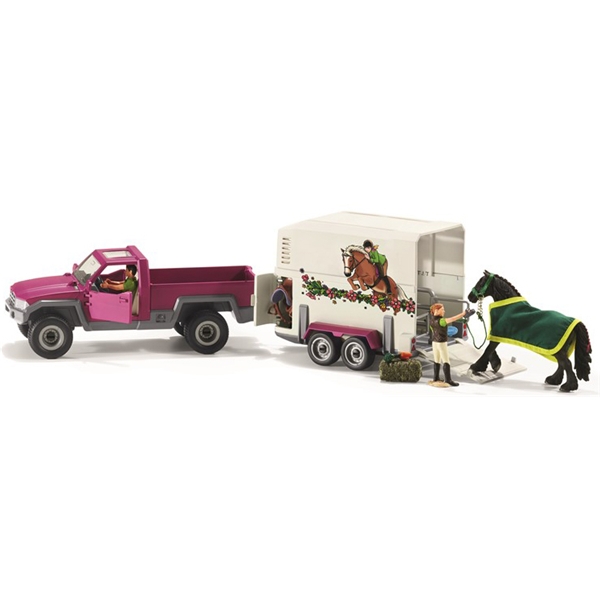 Schleich 42346 Pick Up och Häst Trailer (Bild 1 av 5)