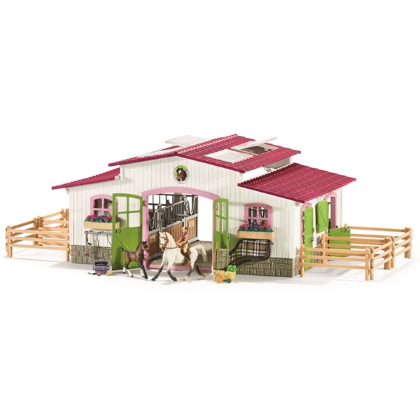 Schleich 42344 Häststall/Ridcenter (Bild 1 av 9)