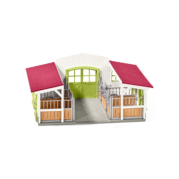 schleich® HORSE CLUB Stall Ridcenter med ryttare & hästar 42344