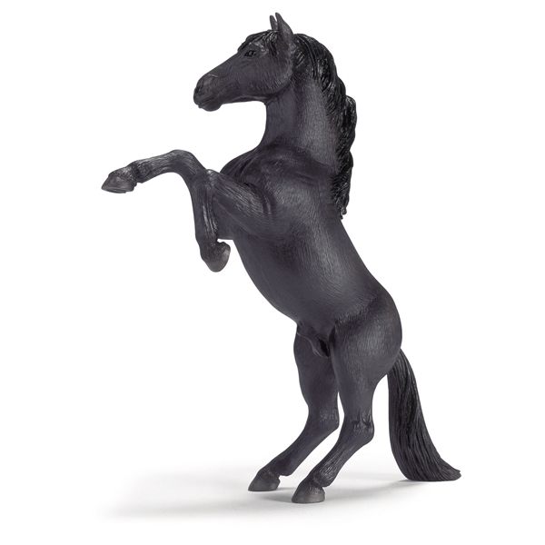Schleich Mustanghingst, svart stegrande