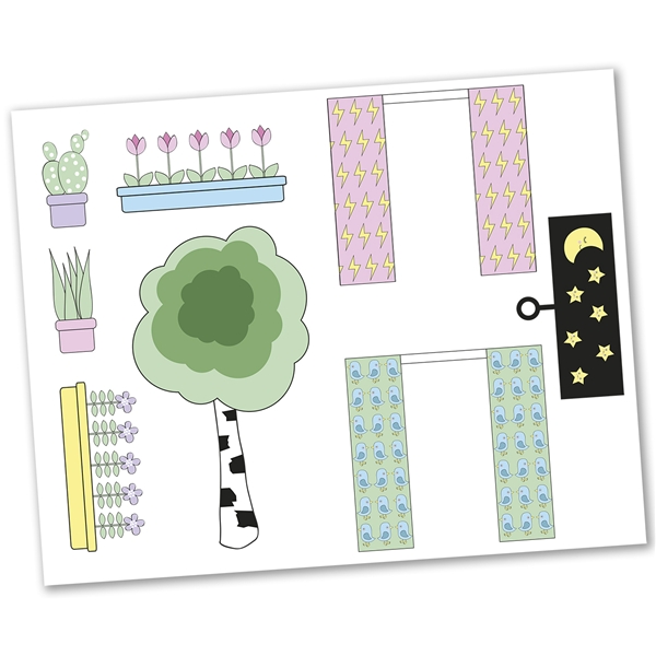 Lundby Sticker Set Blommor