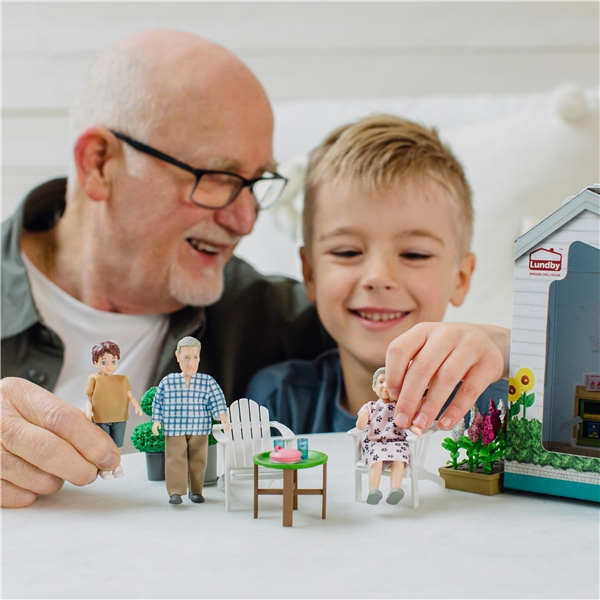 Lundby Dockset Charlie Äldre Par (Bild 3 av 3)