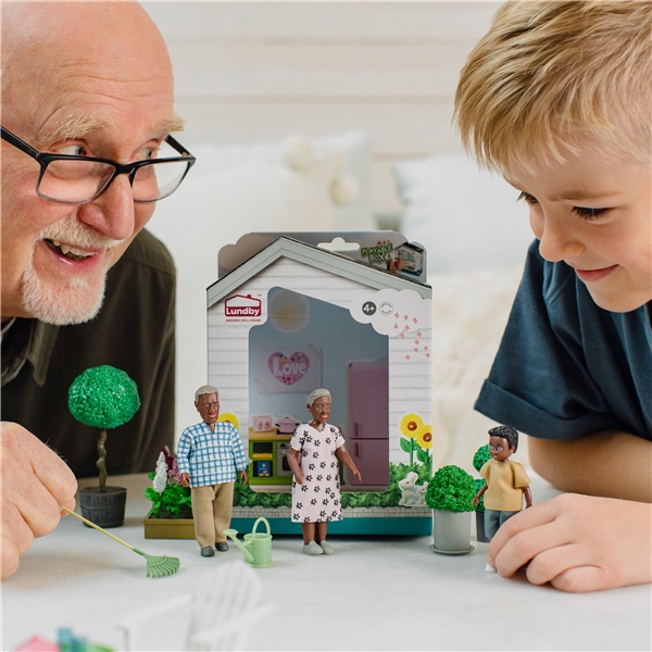 Lundby Dockset Billie Äldre Par (Bild 3 av 3)