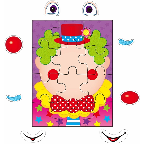 Funny Faces Sticker Puzzles (Bild 4 av 6)