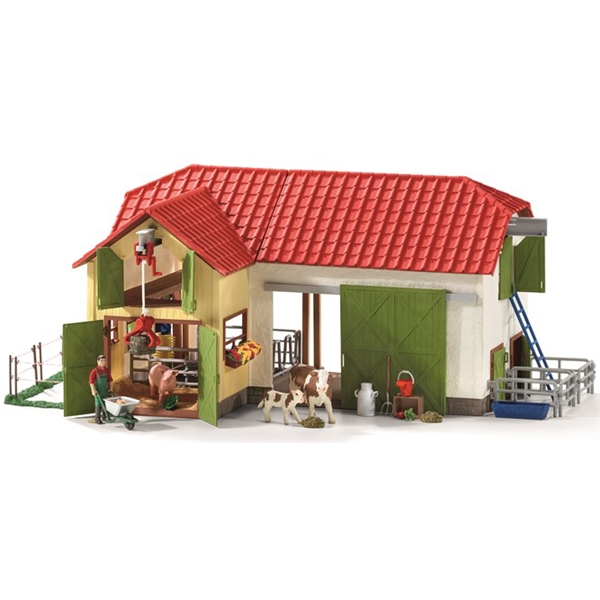 Schleich 42333 Stor Gård med Djur och Tillbehör (Bild 1 av 7)