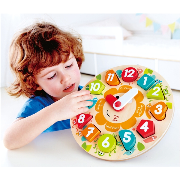 Hape Chunky Clock Puzzle (Bild 2 av 3)