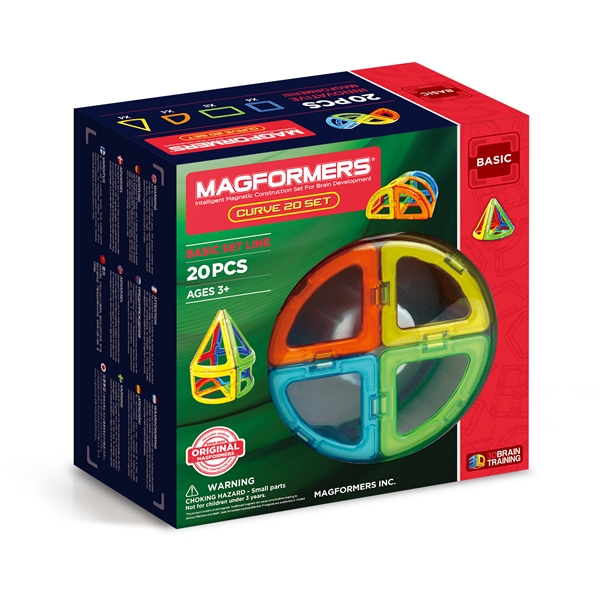 Magformers Byggsats Curve 20 set