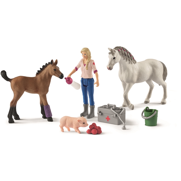 Schleich 42486 Veterinärbesök hos Sto och Föl