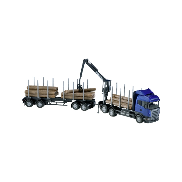 Emek Scania Highline Timber Truck blå
