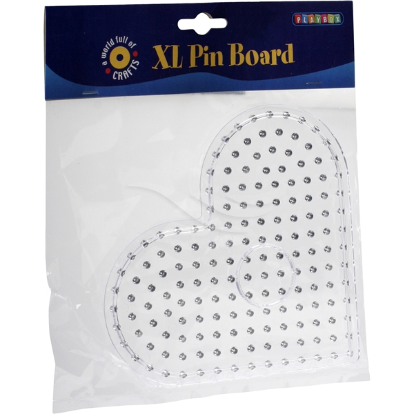XL Beads - Pärlplatta Hjärta (Bild 1 av 2)