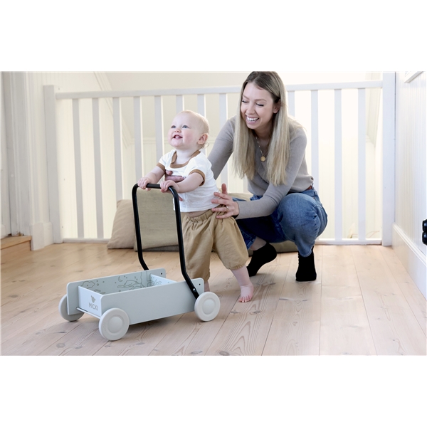 Micki Lära Gå Vagn Beige (Bild 6 av 7)