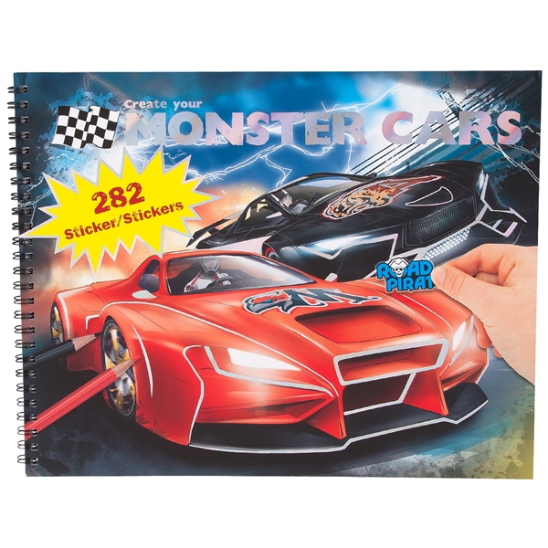 Monster Cars Målarbok (Bild 1 av 2)