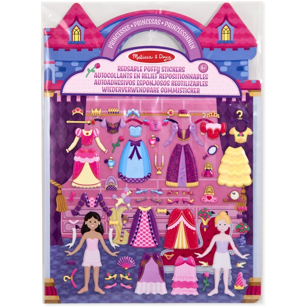 Reusable Puffy Stickers Playset Princess (Bild 1 av 3)