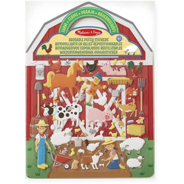 Reusable Puffy Stickers Playset Farm (Bild 1 av 3)