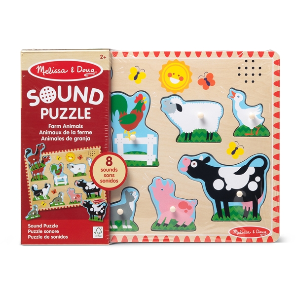 Sound Puzzle Farm Animals (Bild 1 av 2)