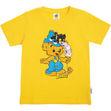 116 cl - Bamse T-Shirt Glasstrut Gul