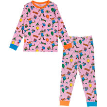 Fest Pippi Pyjamas Rosa 110-116 cl