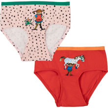 Pippi Trosor 2-Pack Rosa 110-116 cl