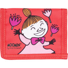 Mumin Juksu Plånbok Lilla My Röd