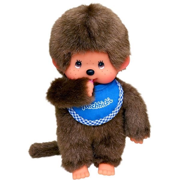 Monchhichi Pojke Blå Haklapp (Bild 1 av 2)