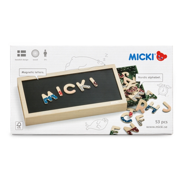 Micki Magnetbokstäver + Låda Senses (Bild 6 av 6)