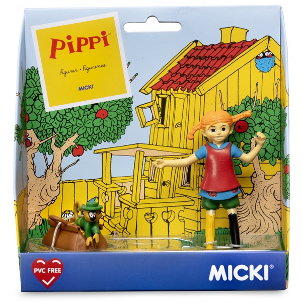 Pippi Långstrump Figurset (Bild 5 av 5)