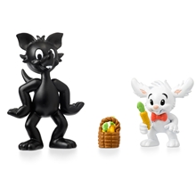 1 set - Bamse Figurset Lille Skutt Vargen