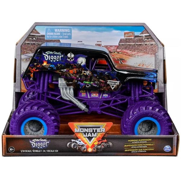 Monster Jam 1:24 Collector Trucks Son Uva Digger (Bild 3 av 3)