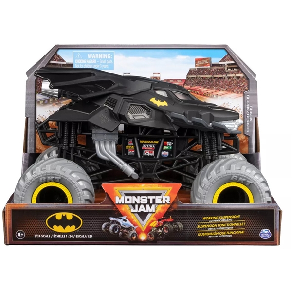 Monster Jam 1:24 Collector Trucks Batman (Bild 1 av 3)