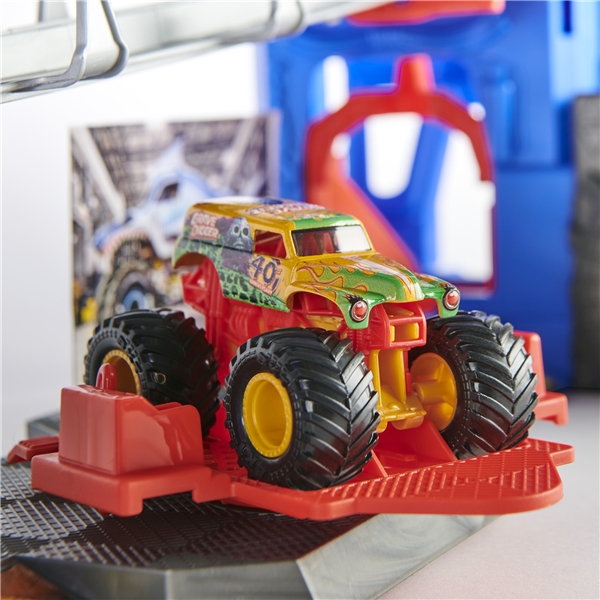 Monster Jam 1:64 Monster Garage w/1 excl. Truck (Bild 3 av 8)