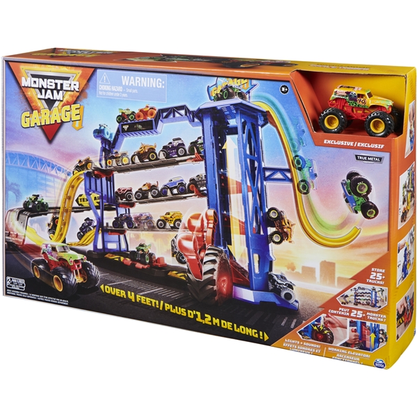 Monster Jam 1:64 Monster Garage w/1 excl. Truck (Bild 8 av 8)