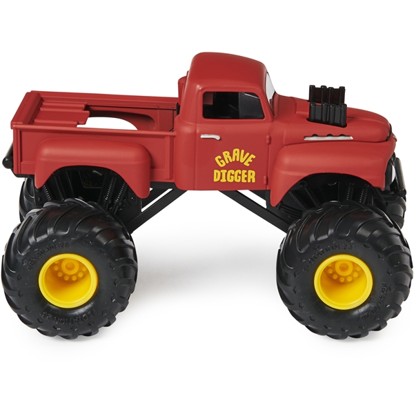 Monster Jam 1:24 Trucks Grave Digger Red (Bild 2 av 3)