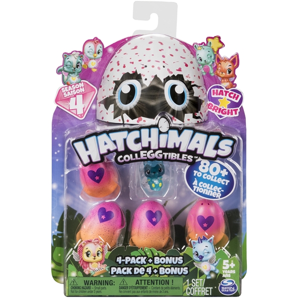 Hatchimals Colleggtibles 4-p Bonus S4 (Bild 1 av 2)