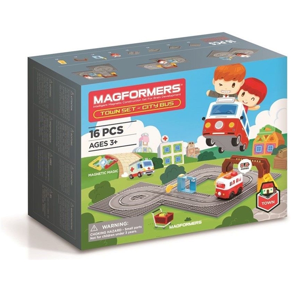 Magformers City Bus Set (Bild 1 av 2)