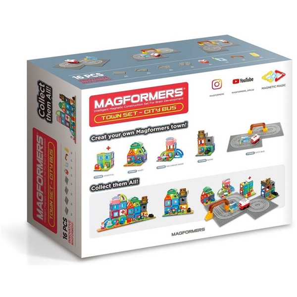 Magformers City Bus Set (Bild 2 av 2)