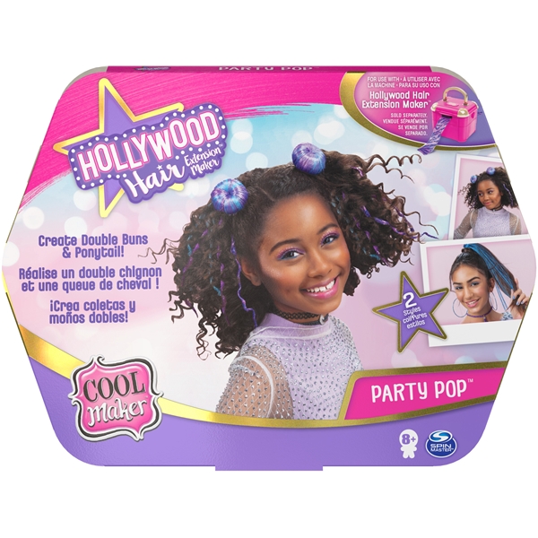Cool Maker Hollywood Hair Styling Pack Party Pop (Bild 1 av 2)