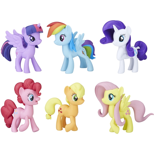 My Little Pony Meet The Mane 6 Ponies Collection (Bild 1 av 2)