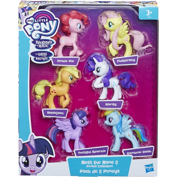 My Little Pony Meet The Mane 6 Ponies Collection (Bild 2 av 2)