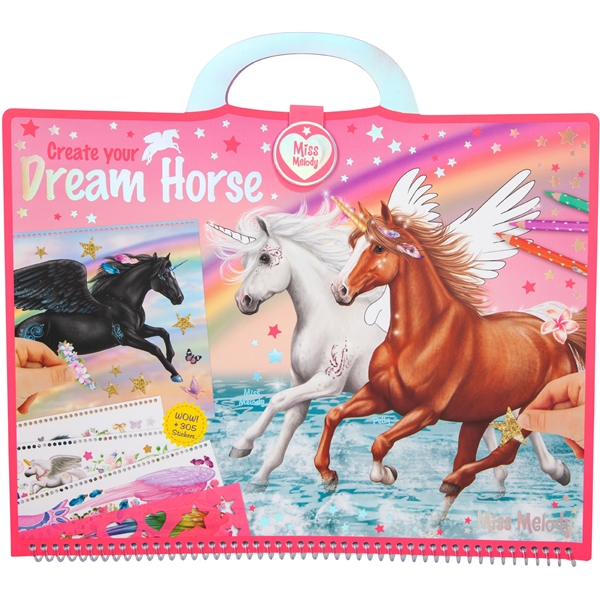 Miss Melody Create your Dream Horse Målarbok (Bild 1 av 2)