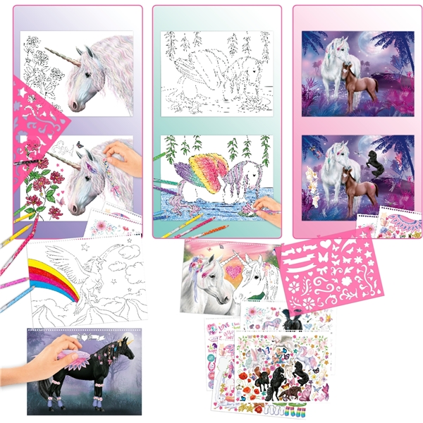 Miss Melody Create your Dream Horse Målarbok (Bild 2 av 2)